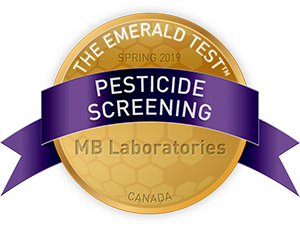 Emerald Scientific Medal - Pesticide Screening