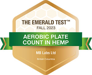 Emerald Scientific Medal - Aerobic Plate Count in Hemp