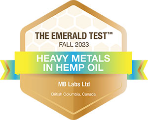 Emerald Scientific Medal - Heavy Metals in Hemp Oil