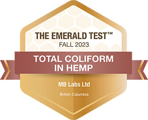 Emerald Scientific Medal - Total Coliform in Hemp