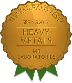 Emerald Scientific Medal - Heavy Metals