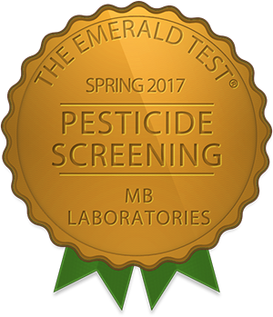 Emerald Scientific Medal - Pesticide Screening