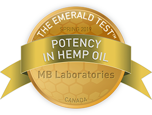 Emerald Scientific Medal - Potency in Hemp Oil