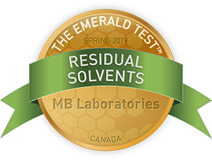 Emerald Scientific Medal - Residual Solvents