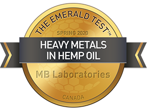 Emerald Scientific Medal - Heavy Metals in Hemp Oil