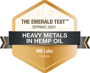 Emerald Scientific Medal - Heavy Metals in Hemp Oil