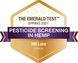 Emerald Scientific Medal - Pesticide Screening in Hemp