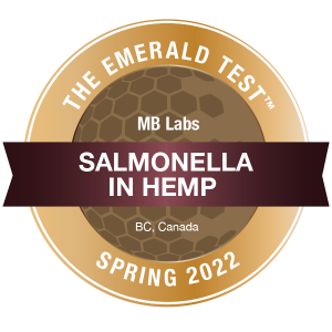 Emerald Scientific Medal - Salmonella in Hemp